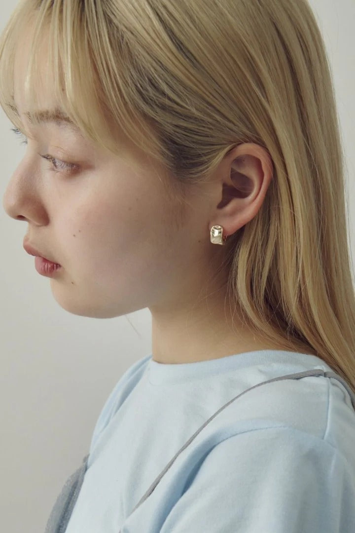 GOLDY BUMPY HOOP ONE TOUCH PIERCE