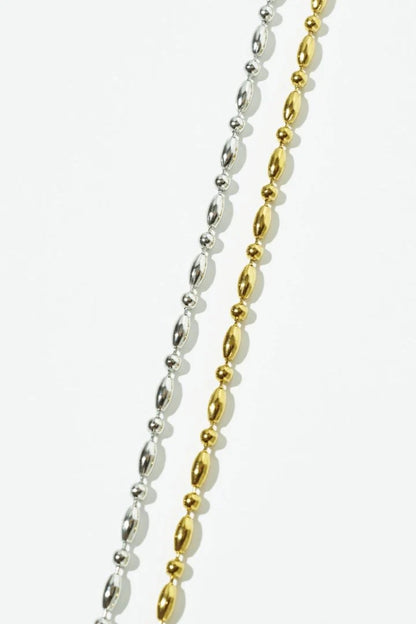 GOLDY 心形吊墜不銹鋼項鍊