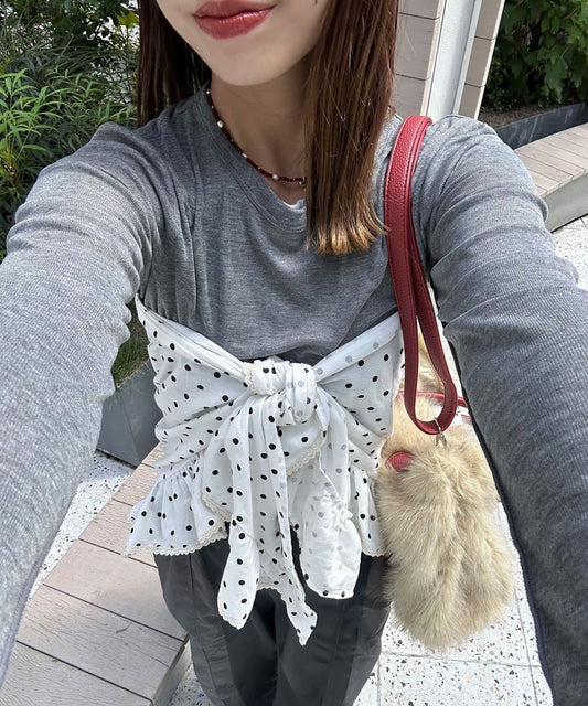 CIAOPANIC 超百搭荷葉邊大圍巾