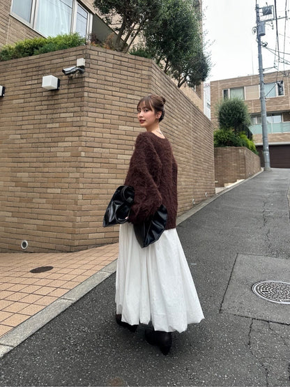 mystic Fluffy shaggy knit