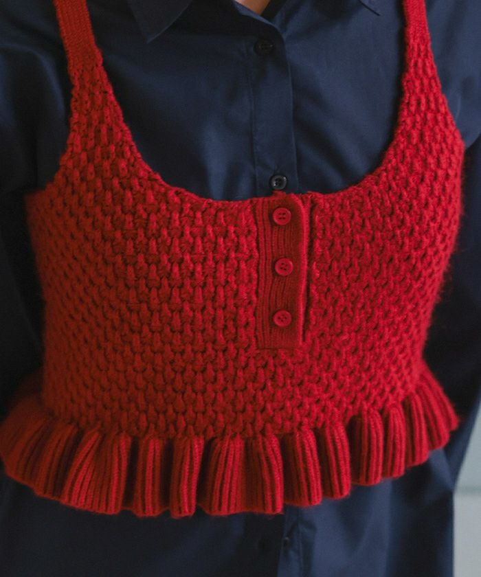 Miette 針織吊帶緊身胸衣配髮帶