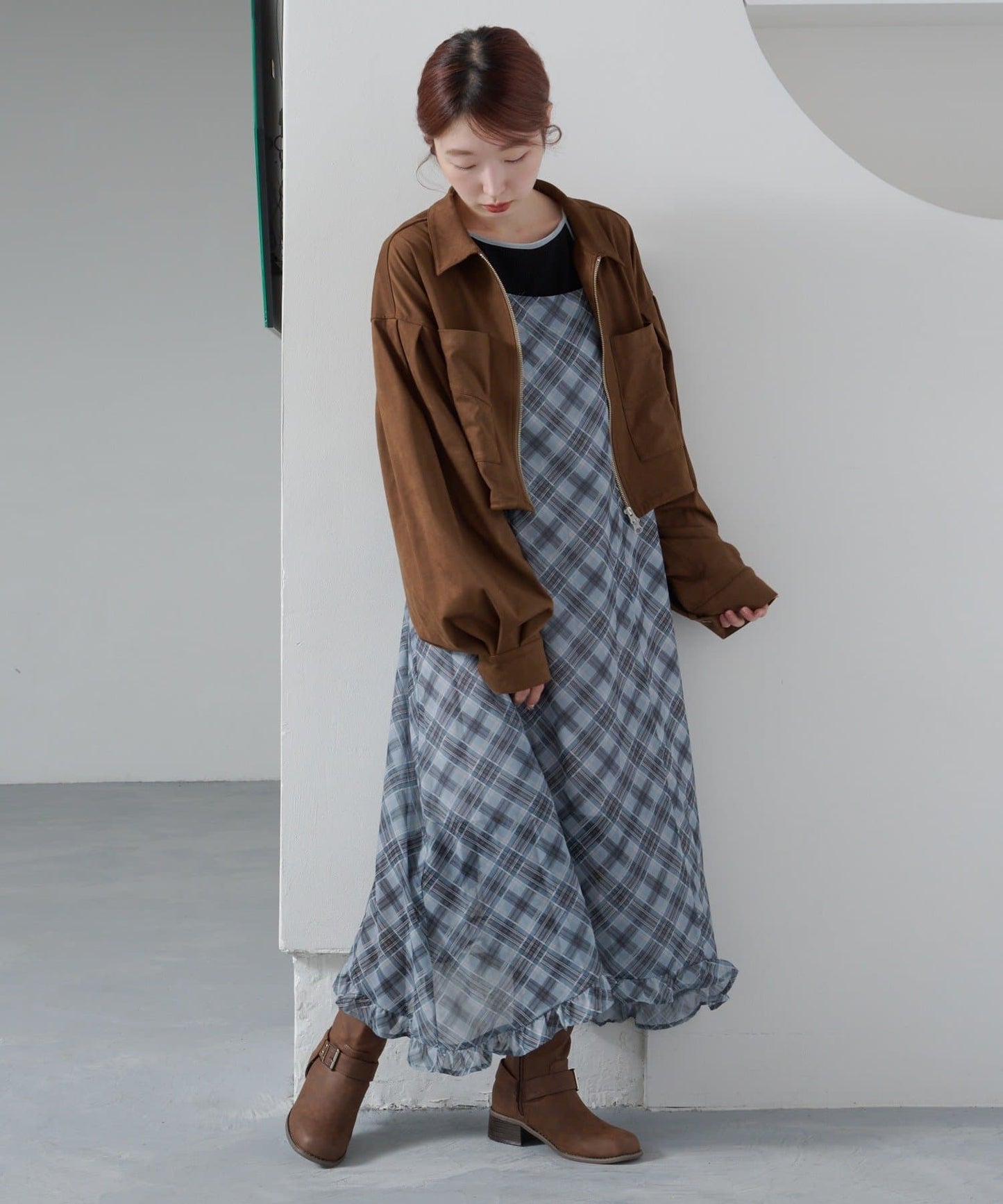 Kastane 透明格紋ops