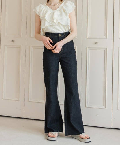 Hinari 高腰半喇叭褲