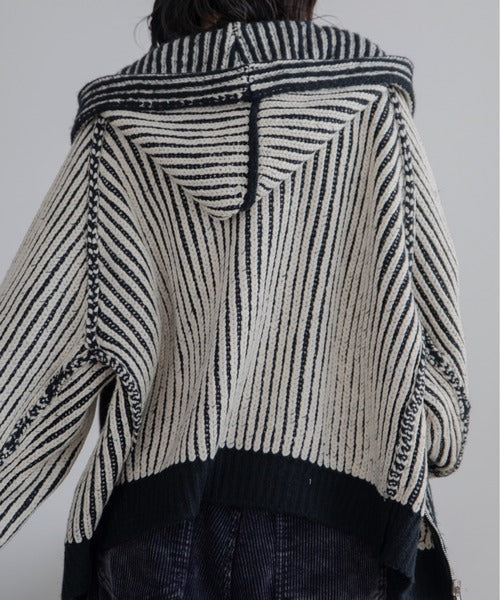 Vacancy 雙面可穿羅紋拉鍊連帽衫