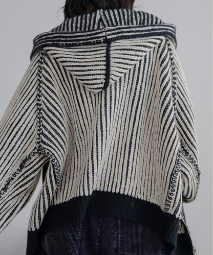 Vacancy 雙面可穿羅紋拉鍊連帽衫