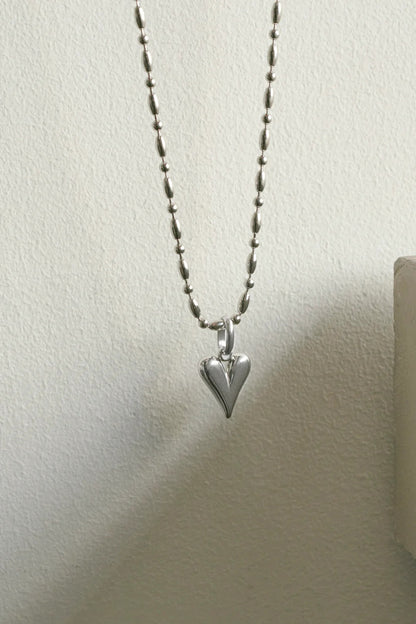 GOLDY 心形吊墜不銹鋼項鍊