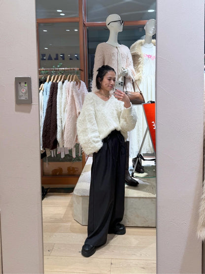 mystic Fluffy shaggy knit