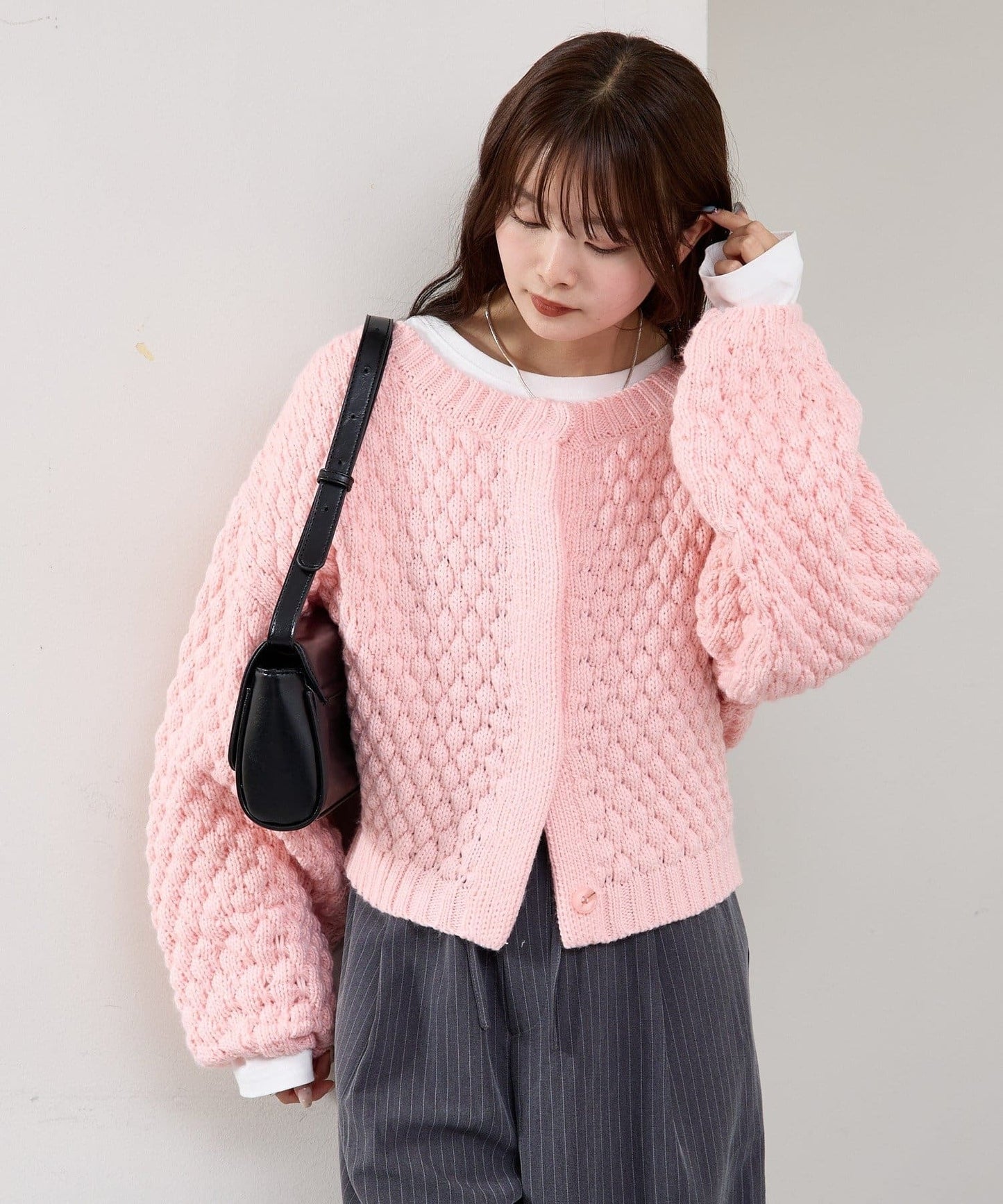 mystic Pokopoko knit cardigan