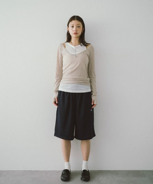 HANNE Layered sheer T-shirt