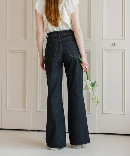 Hinari 高腰半喇叭褲