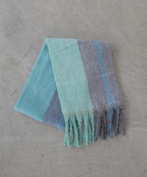 「全長240cm」LIAN 格仔長頸巾