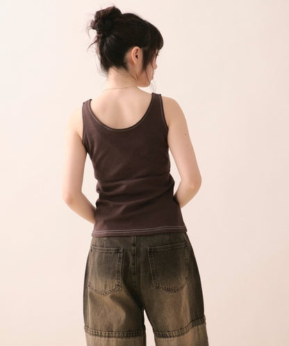 loin nuit stitch design tank top
