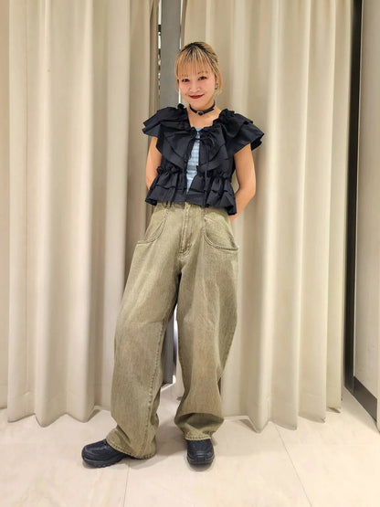 [必入靚褲] KBF BIG pocket design denim