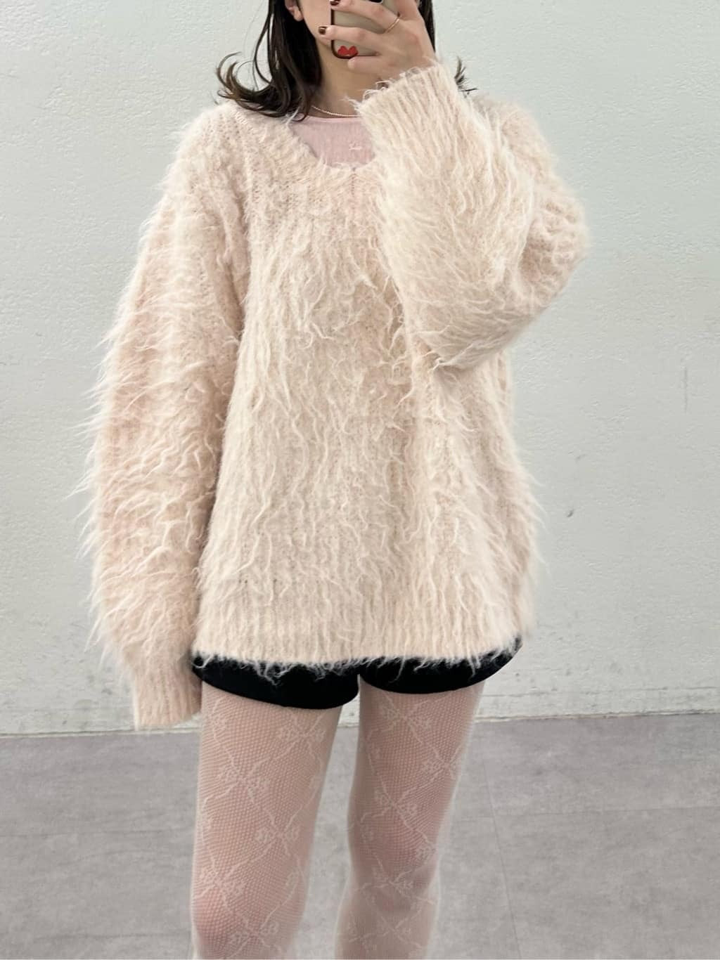 mystic Fluffy shaggy knit