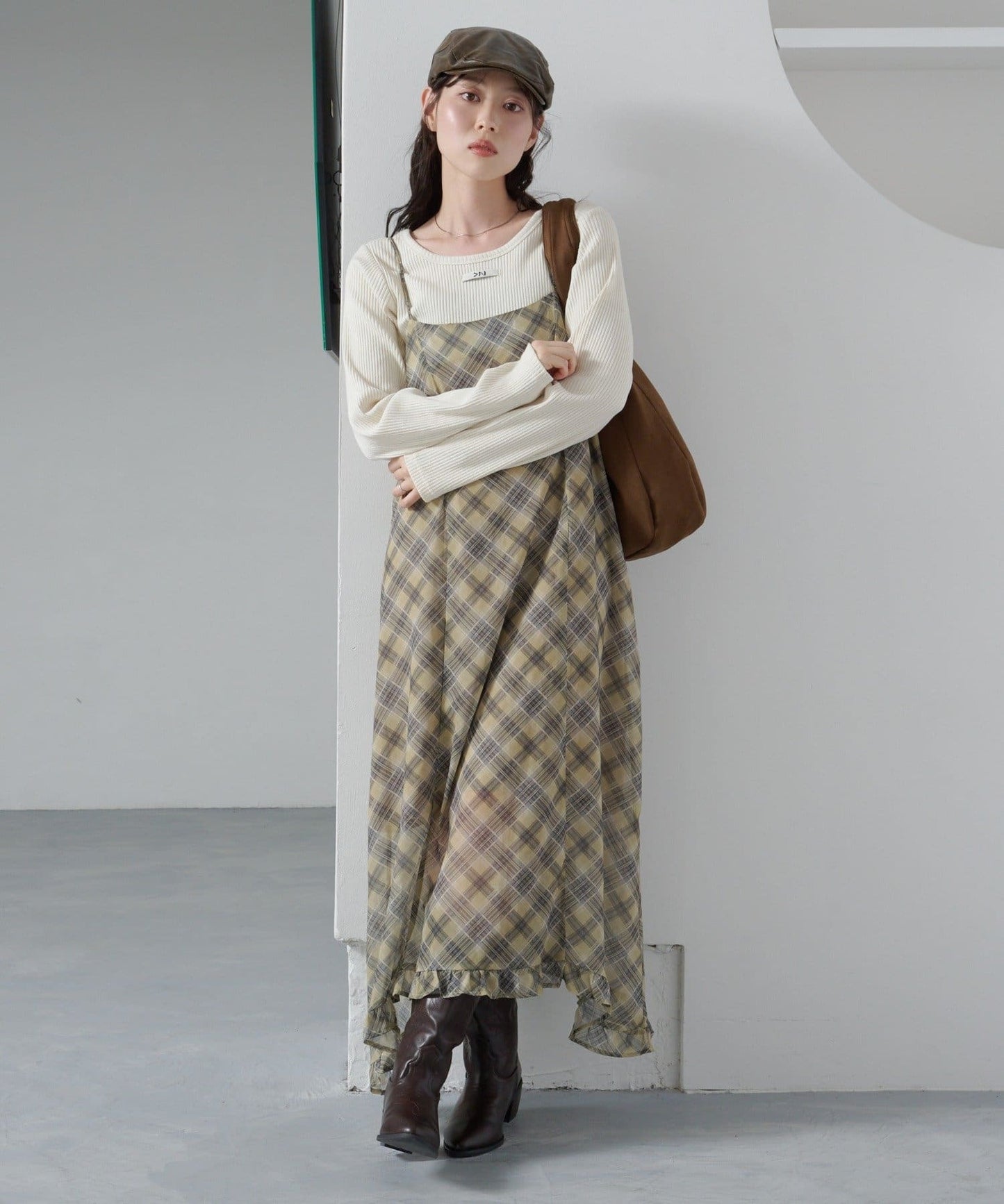 Kastane 透明格紋ops