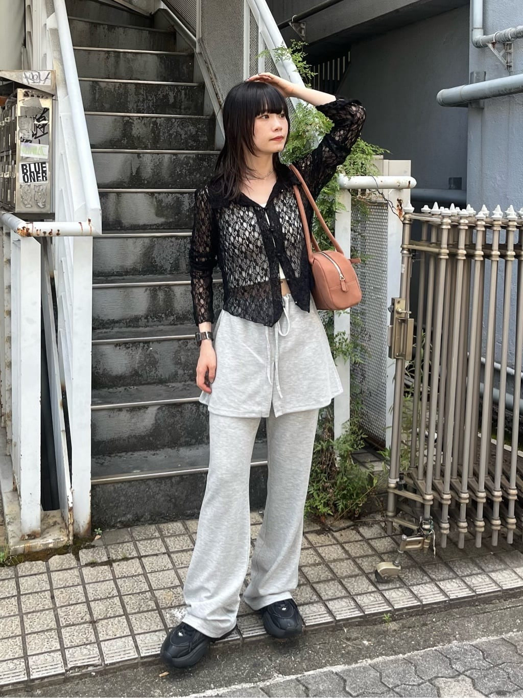 [短/長ver] Kastane Lace pullover with collar