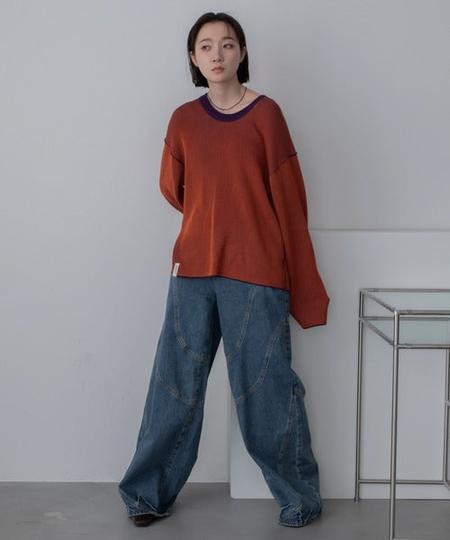 Vacancy 雙面可穿羅紋上衣