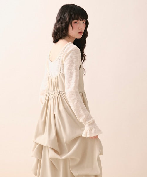 loin nuit tuck volume cami onepiece