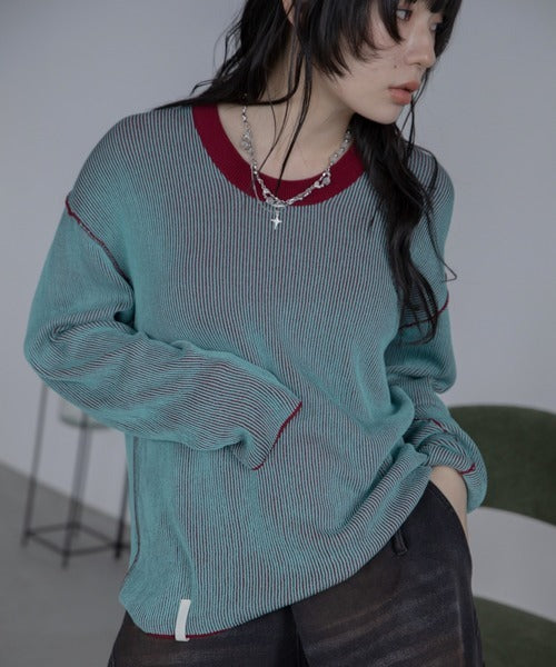 Vacancy 雙面可穿羅紋上衣