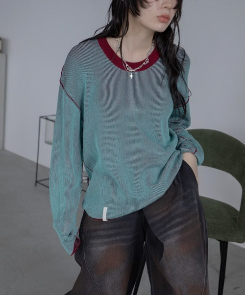 Vacancy 雙面可穿羅紋上衣