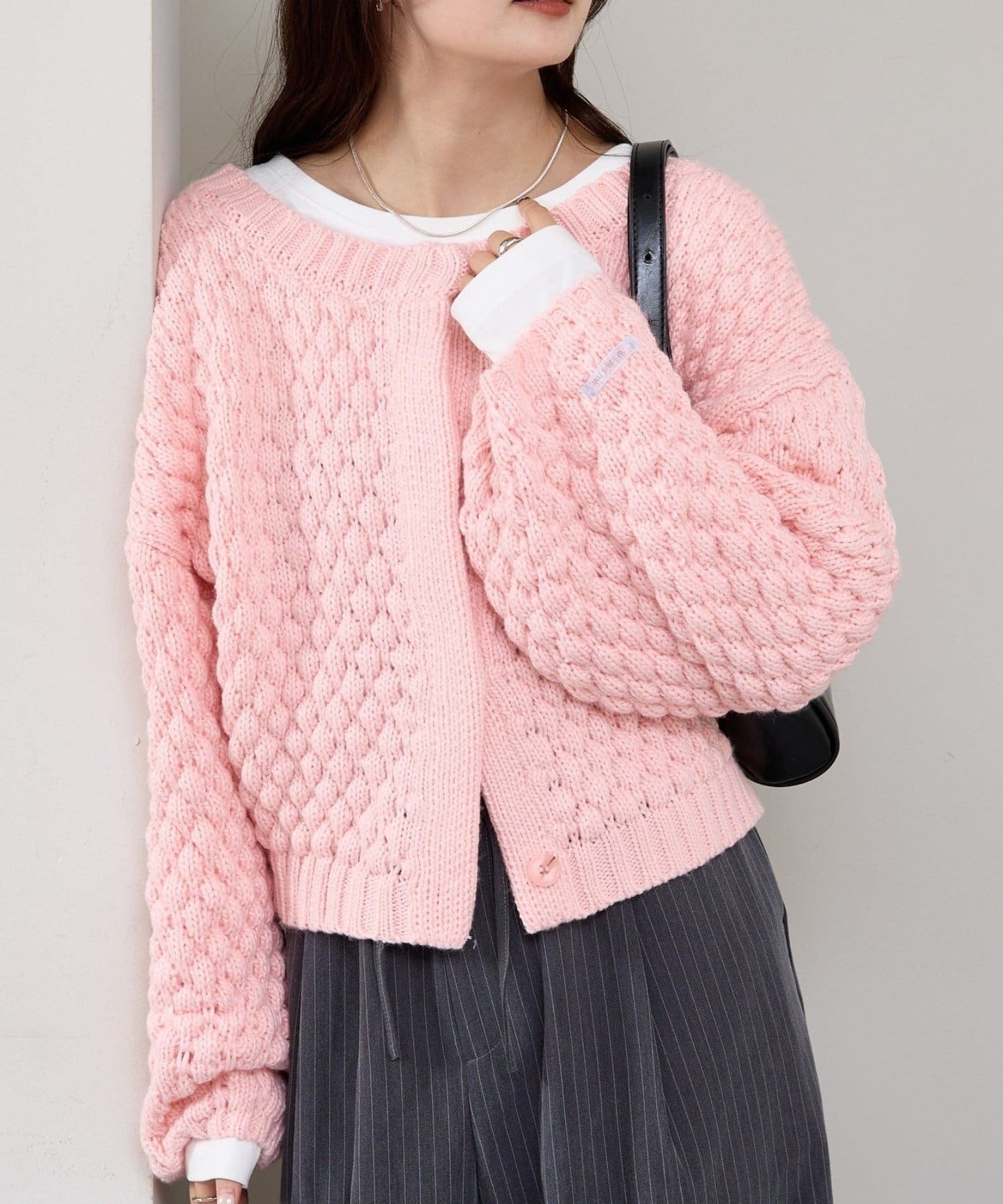 mystic Pokopoko knit cardigan