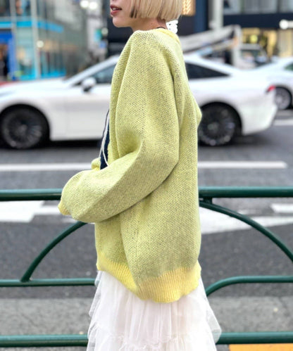 w closet Big Pattern Knit