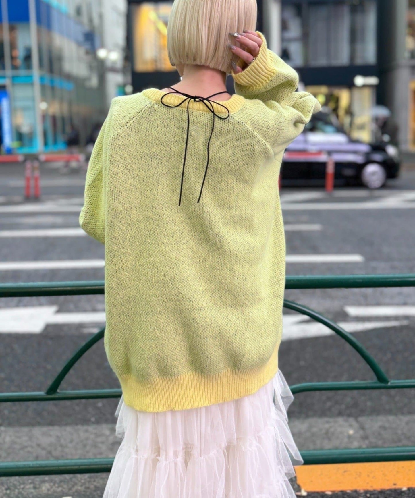 w closet Big Pattern Knit