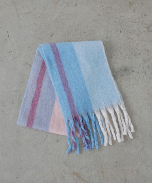 「全長240cm」LIAN 格仔長頸巾