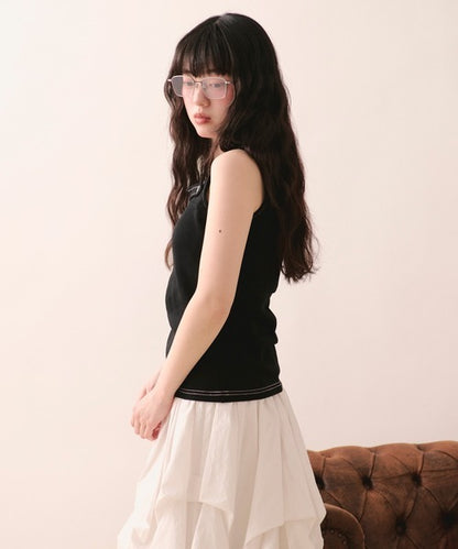 loin nuit stitch design tank top
