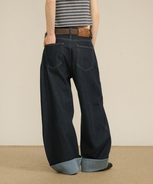 hazyl rollup wide pants