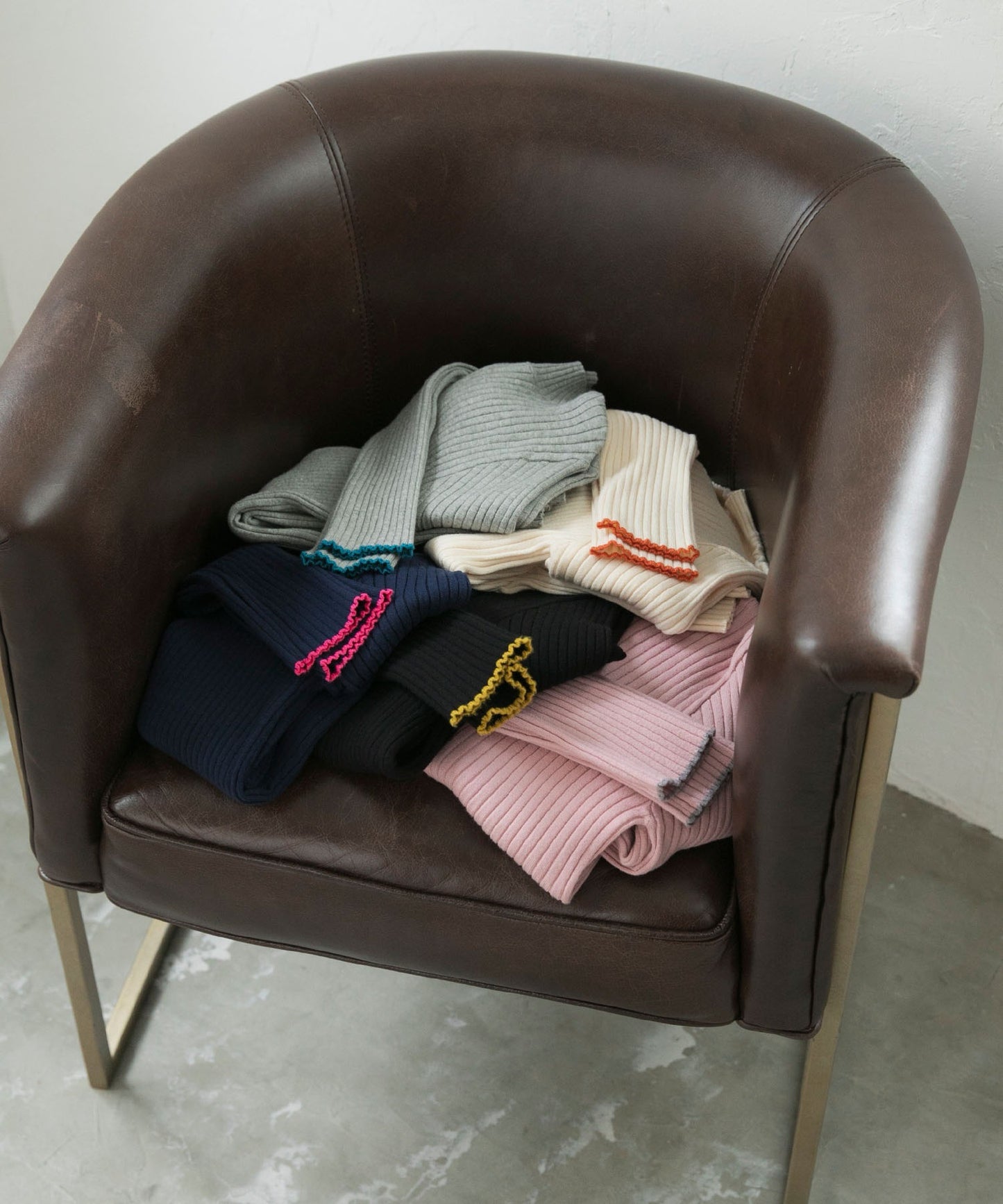 forksy. 羅紋針織Top [吸濕發熱]