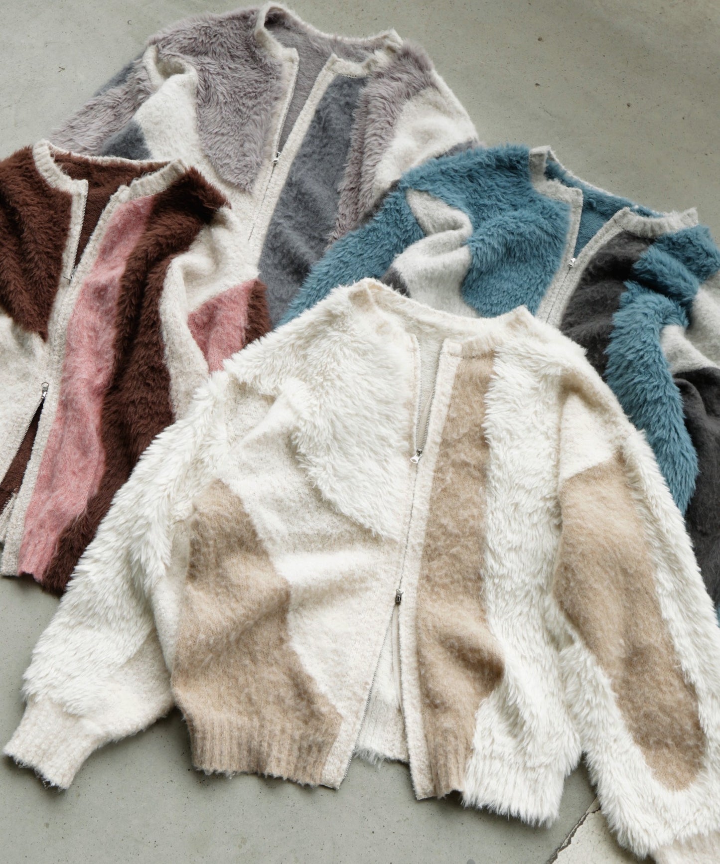 2way 雙拉鍊拼接外套