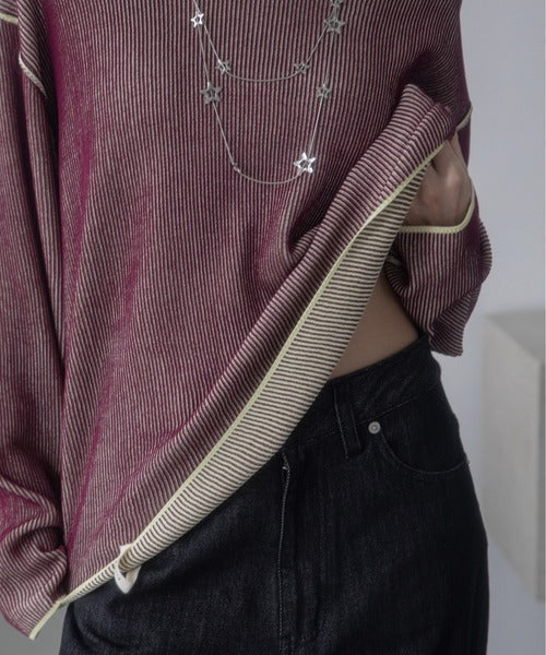 Vacancy 雙面可穿羅紋上衣