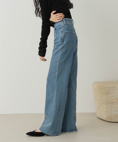 Hinari 高腰半喇叭褲