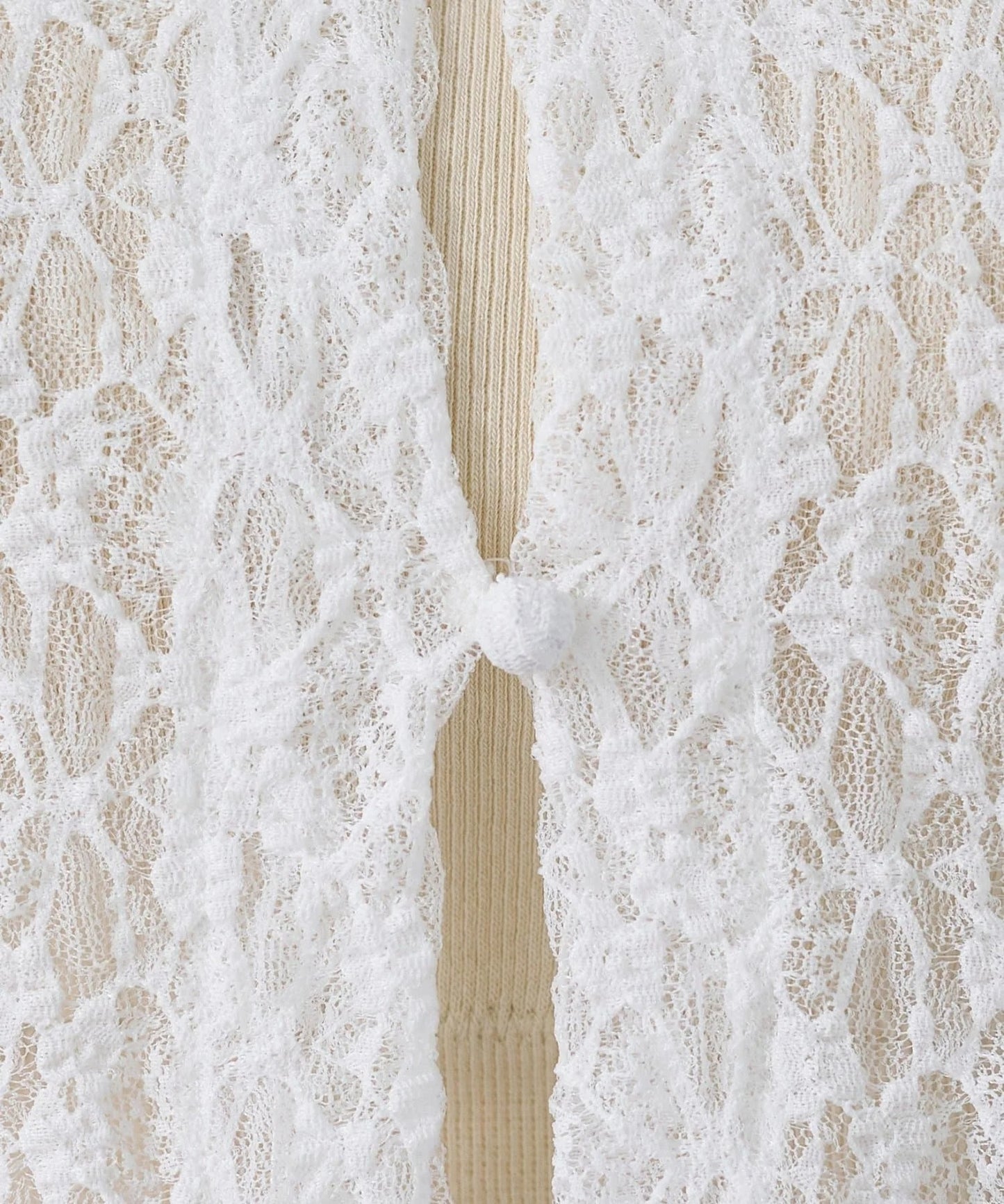 [短/長ver] Kastane Lace pullover with collar