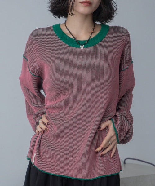 Vacancy 雙面可穿羅紋上衣