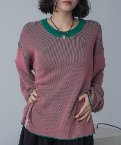 Vacancy 雙面可穿羅紋上衣