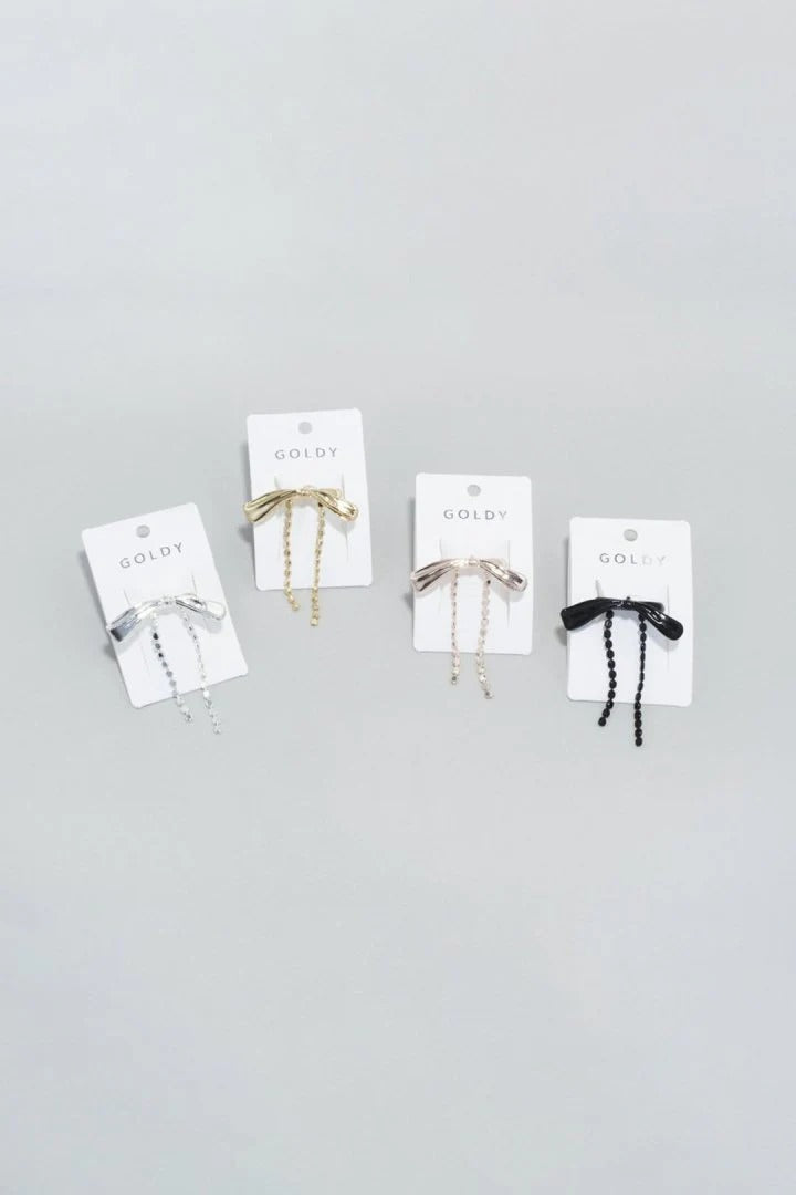 GOLDY Dot Chain Ribbon 髮插