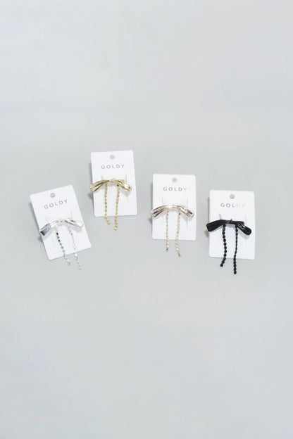 GOLDY Dot Chain Ribbon 髮插