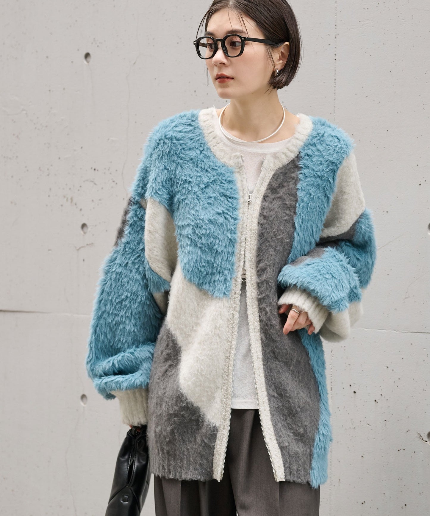 2way 雙拉鍊拼接外套