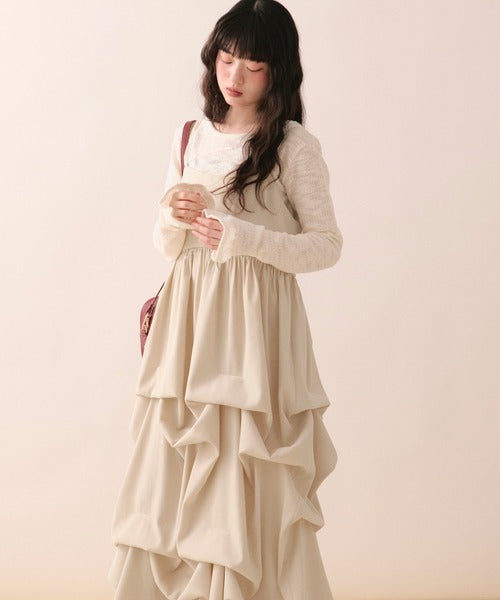 loin nuit tuck volume cami onepiece