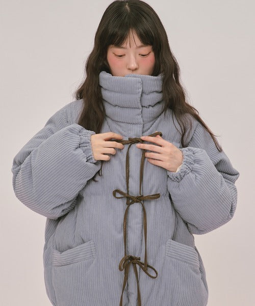 loin nuit ribbon padding blouson