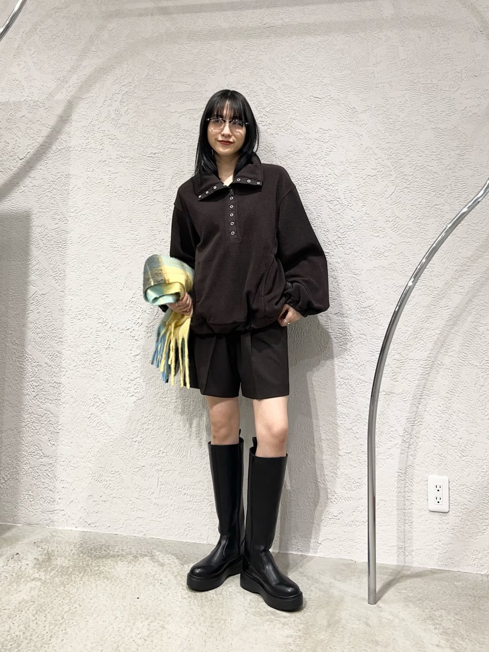 KBF half snap fleece pullover