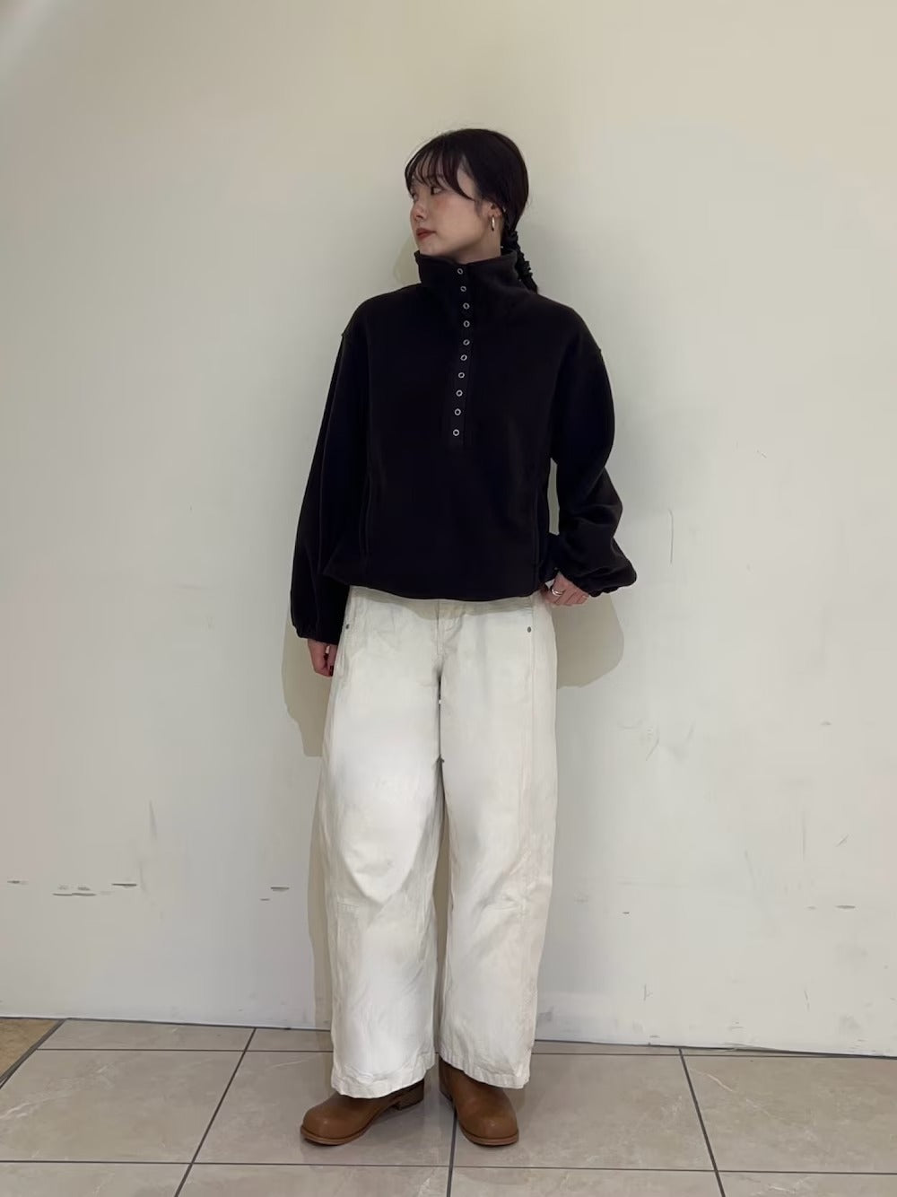 KBF half snap fleece pullover