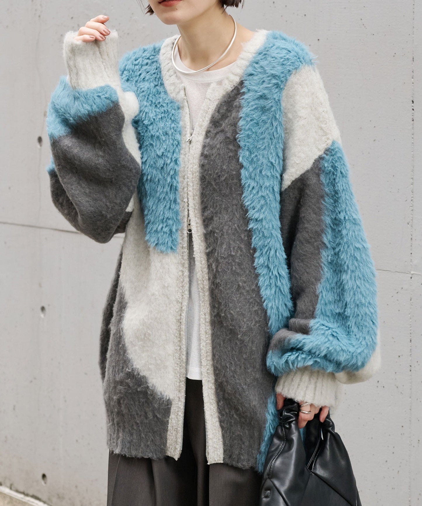 2way 雙拉鍊拼接外套