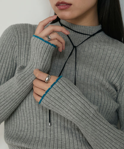 forksy. 羅紋針織Top [吸濕發熱]