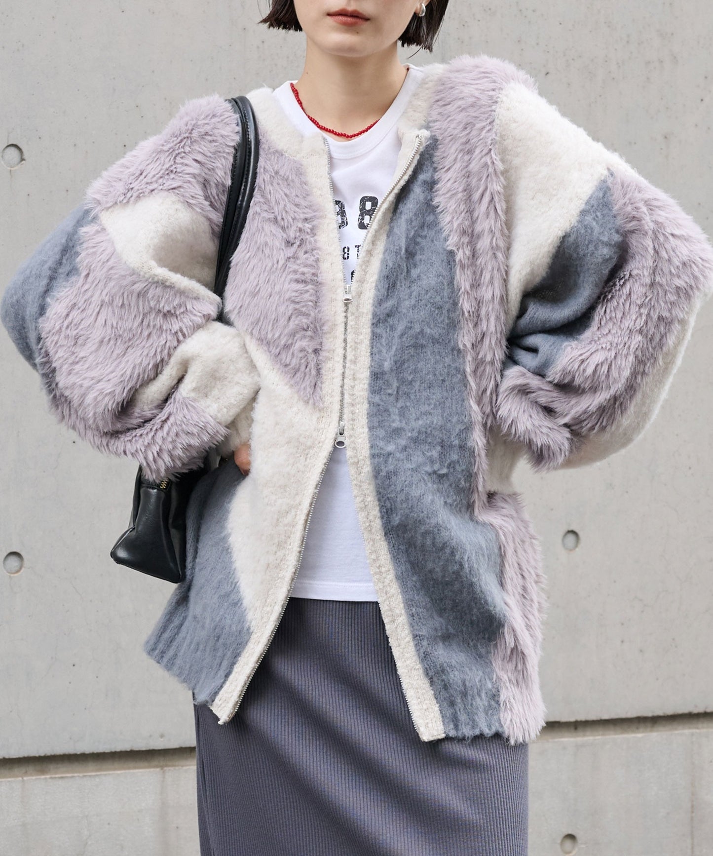 2way 雙拉鍊拼接外套