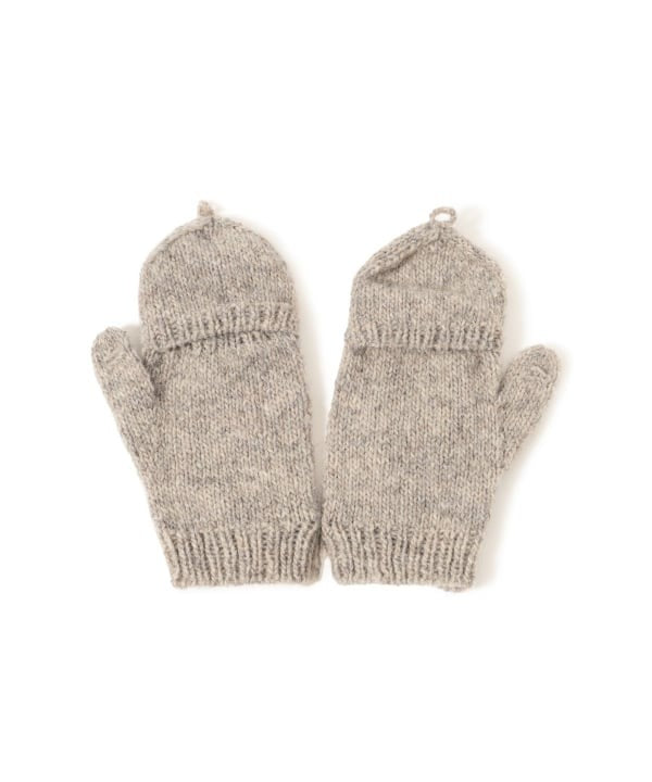 BEAMS BOY 100%羊毛花花刺繡手套