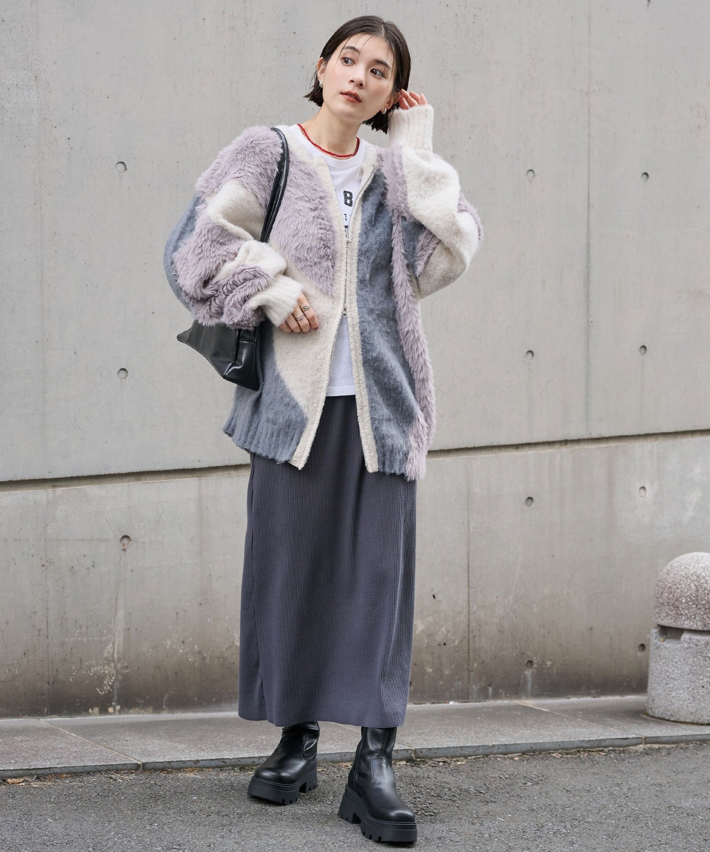 2way 雙拉鍊拼接外套