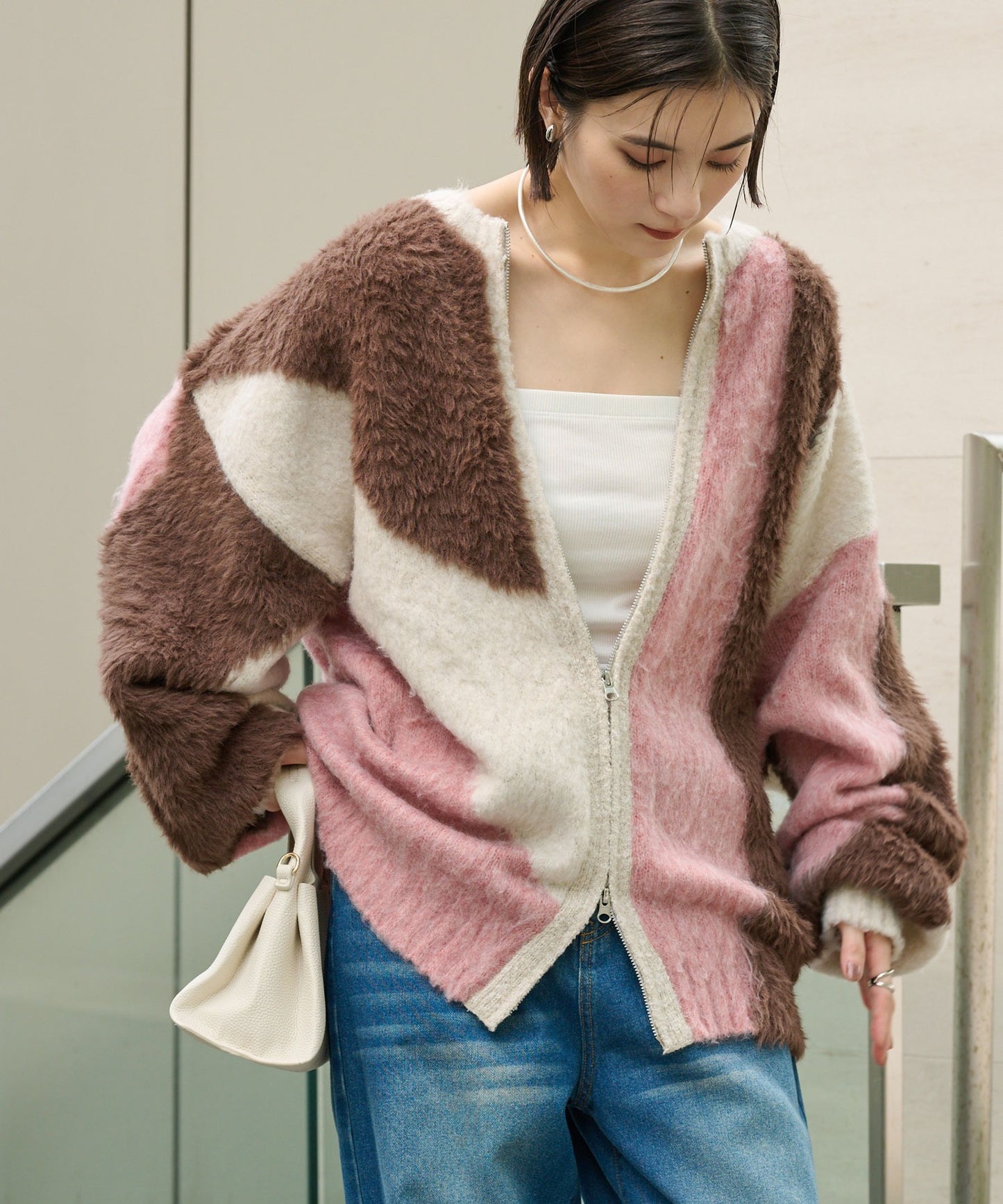 2way 雙拉鍊拼接外套